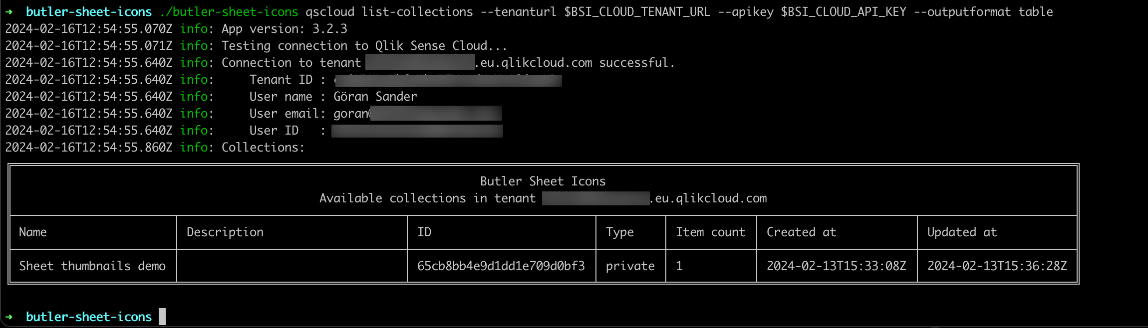 QS Cloud Collections List