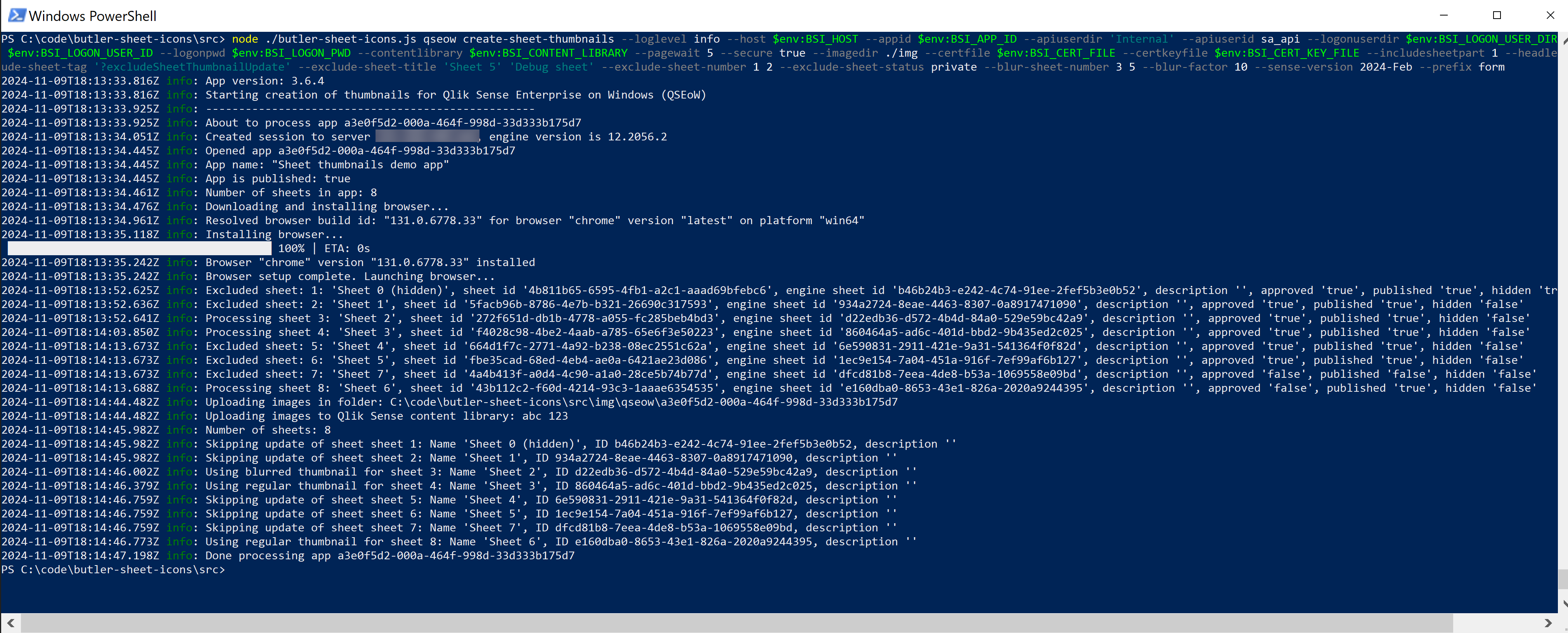 Windows Execution Example